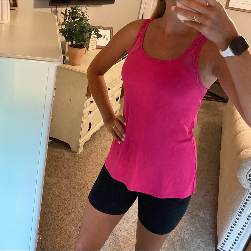 Fabletics hot pink tank
